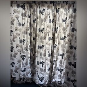 Floral Patterned Curtains